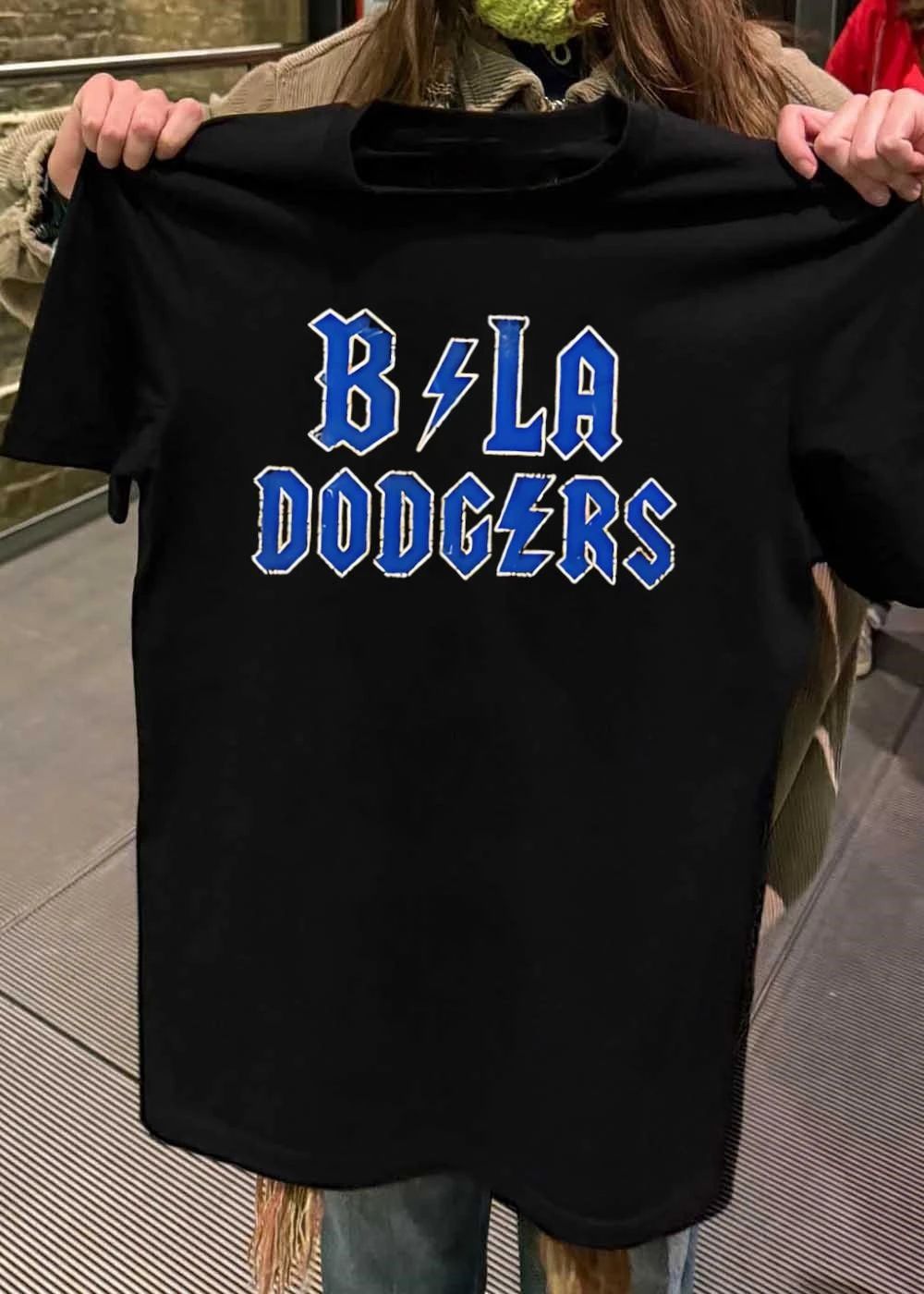 B LA Dodgers Lightning Bolt shirt