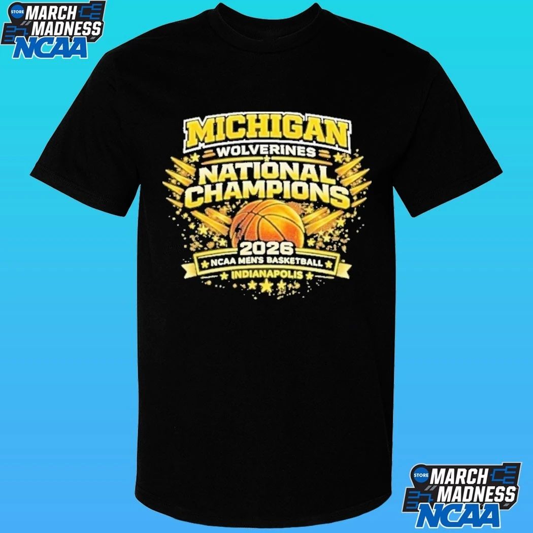 Michigan Wolverines National Champions NCAA Men’s Basketball Indianapolis 2026 Shirt