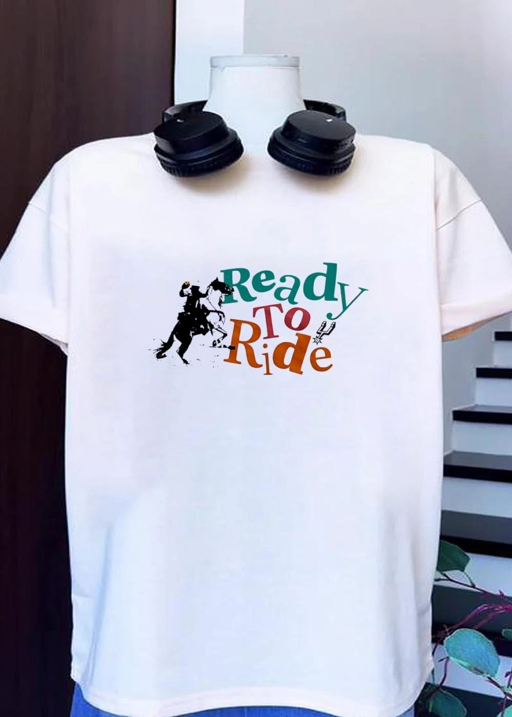 Spurs Fan Gear Ready to Ride San Antonio Spurs T-Shirt