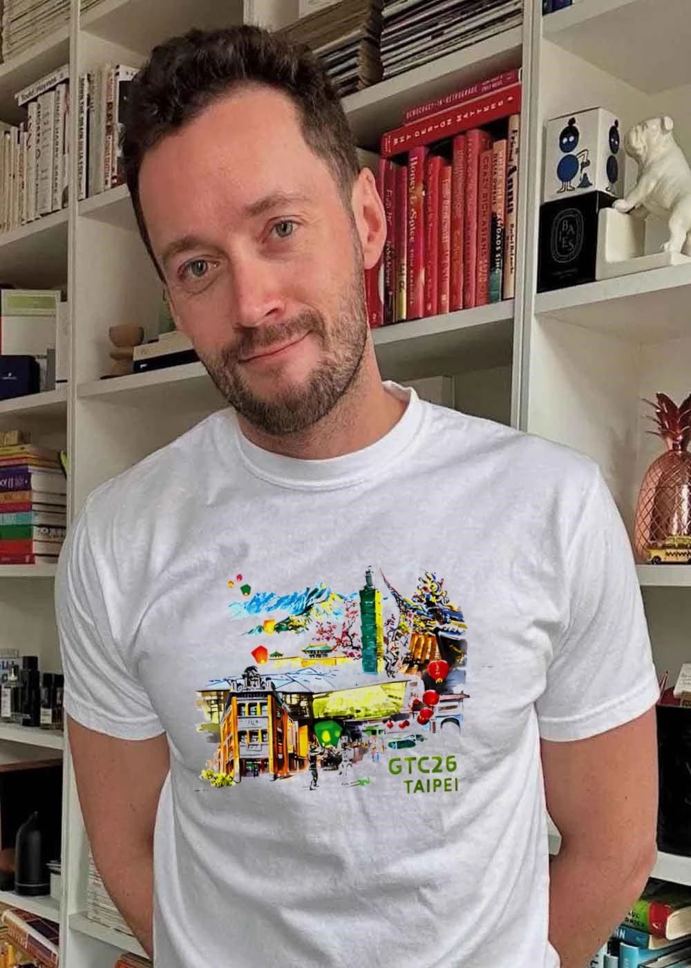 Taipei Landmarks Watercolor GTC26 Taipei T-Shirt