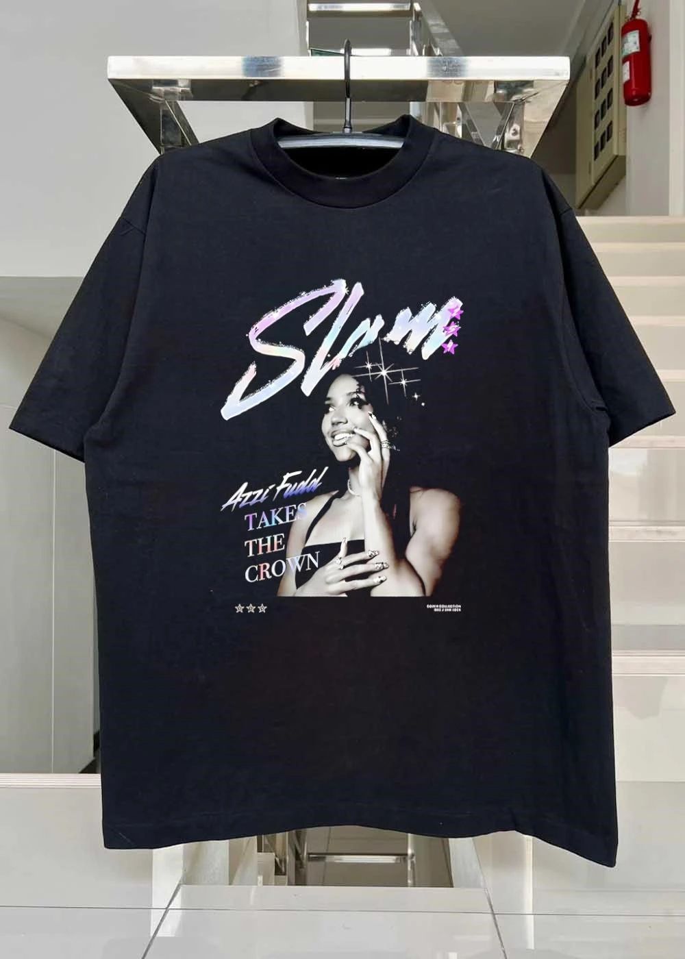 Cover Collection Dec Jan 2024 Azzi Fudd Takes the Crown Slam T-Shirt