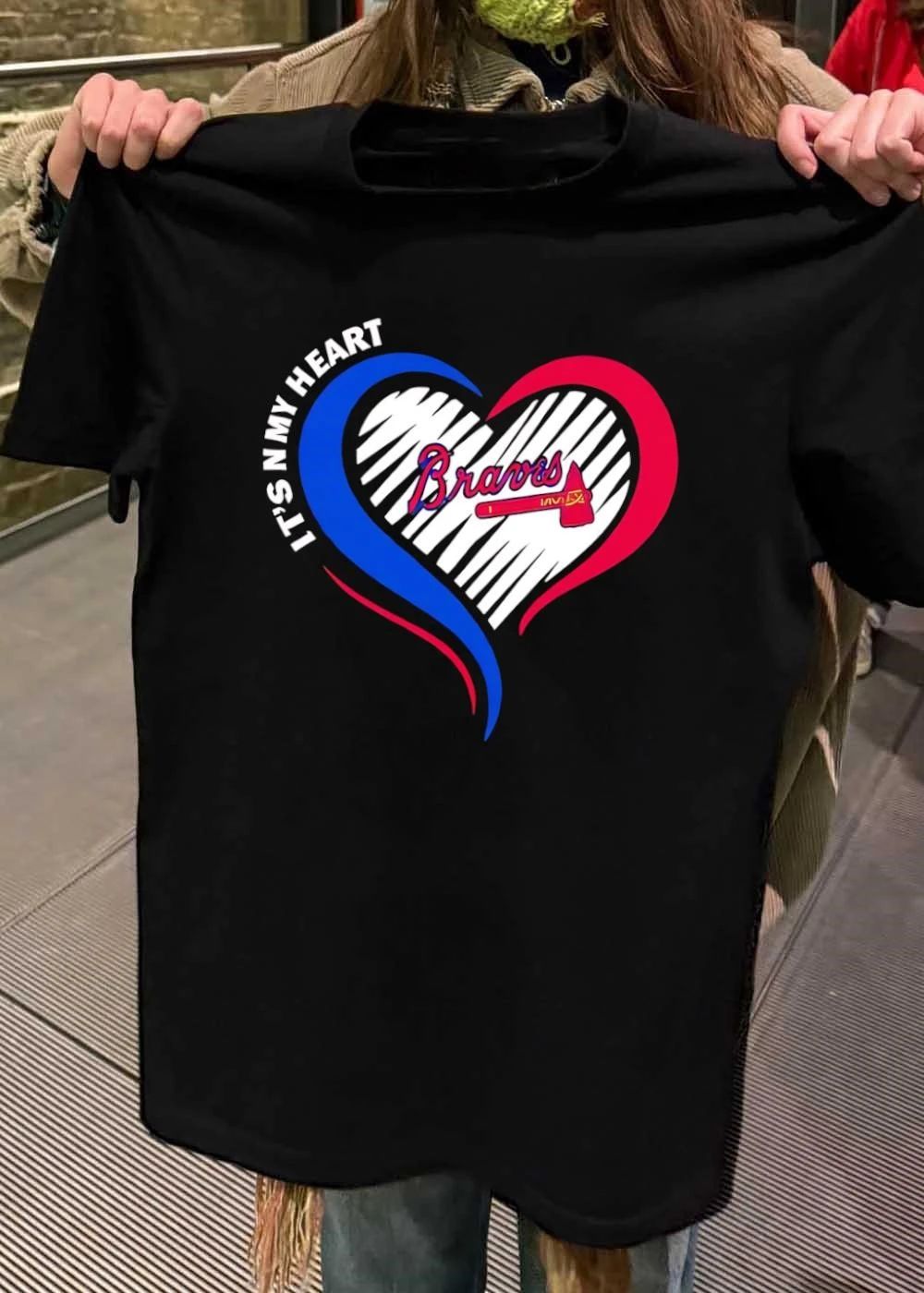 It’s In My Heart Braves Baseball Heart Shaped shirt