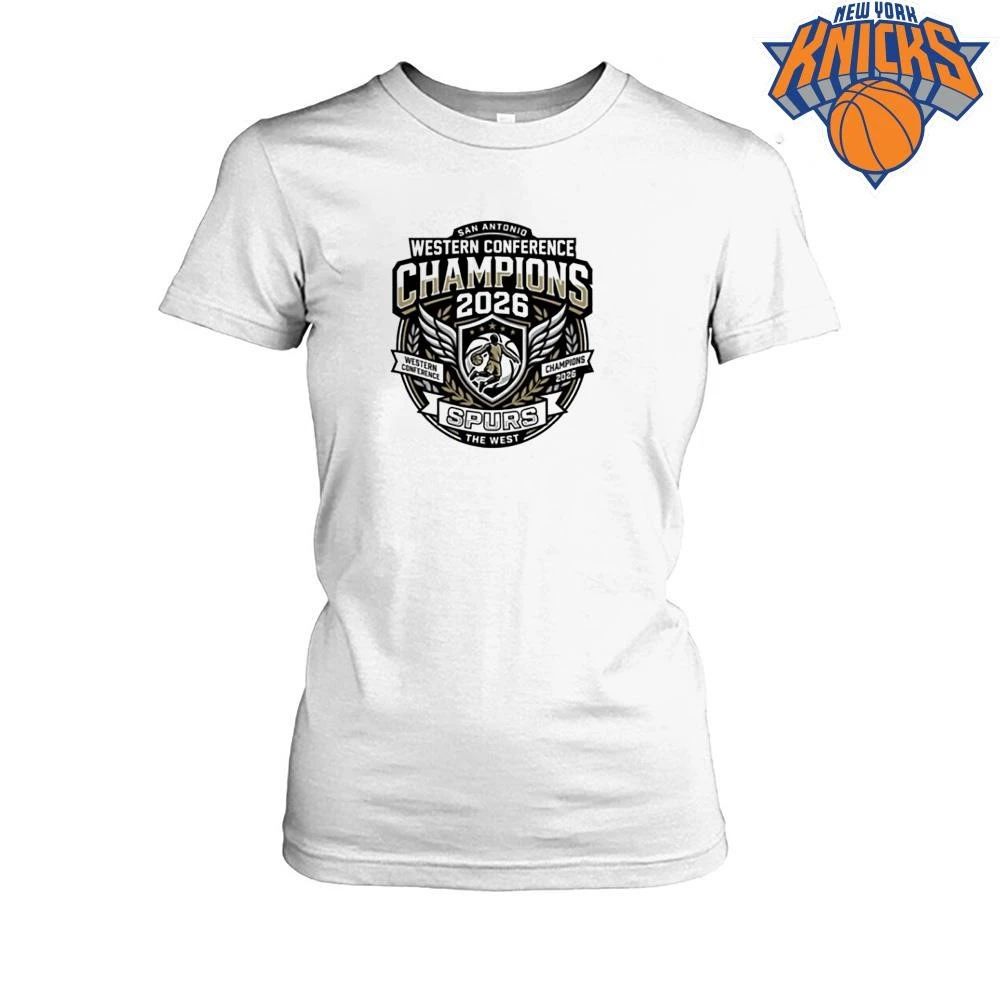 San Antonio Spurs NBA Western Conference Champions 2026 The West Graphic T Shirt