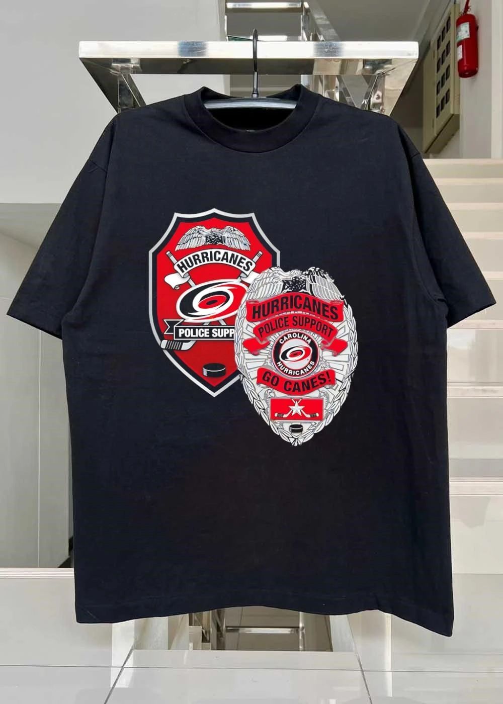 Hurricanes Police Support Carolina Go Canes T-Shirt