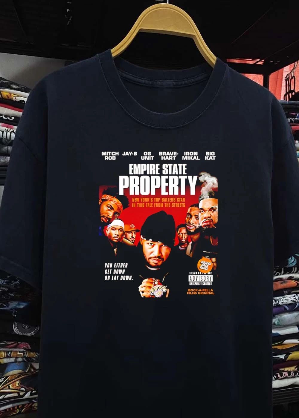 Bock-A-Fella Films Original Empire State Property New York Top Ballers Shirt