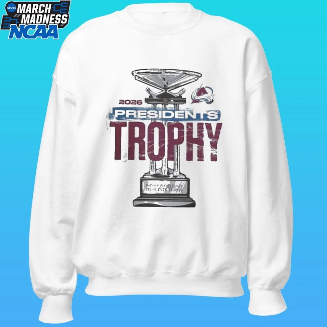 Colorado Avalanche NHL 2026 Presidents Trophy Winner Stanley Cup Playoffs 2026 Shirt