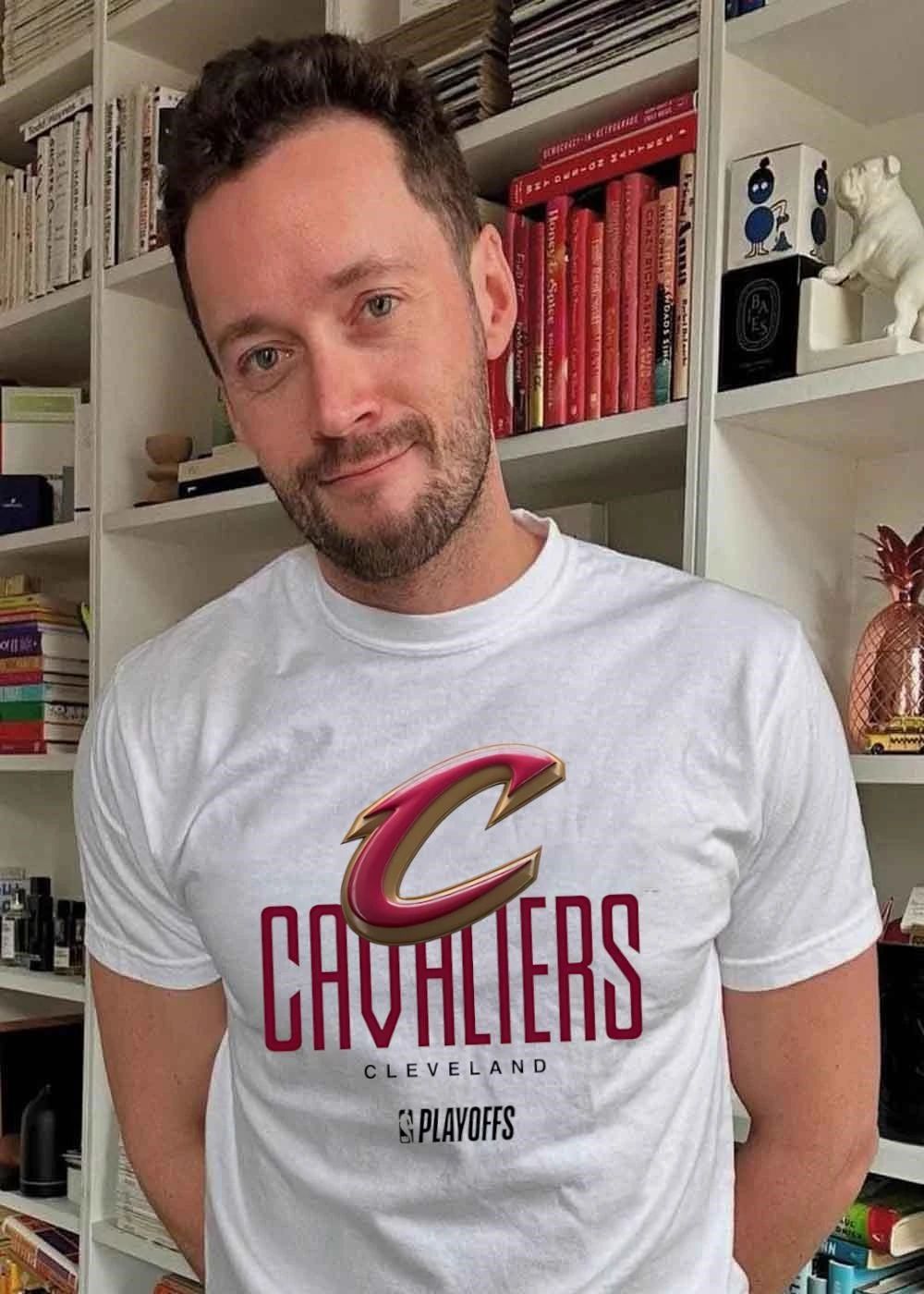 NBA Playoffs Cleveland Cavaliers White T-Shirt