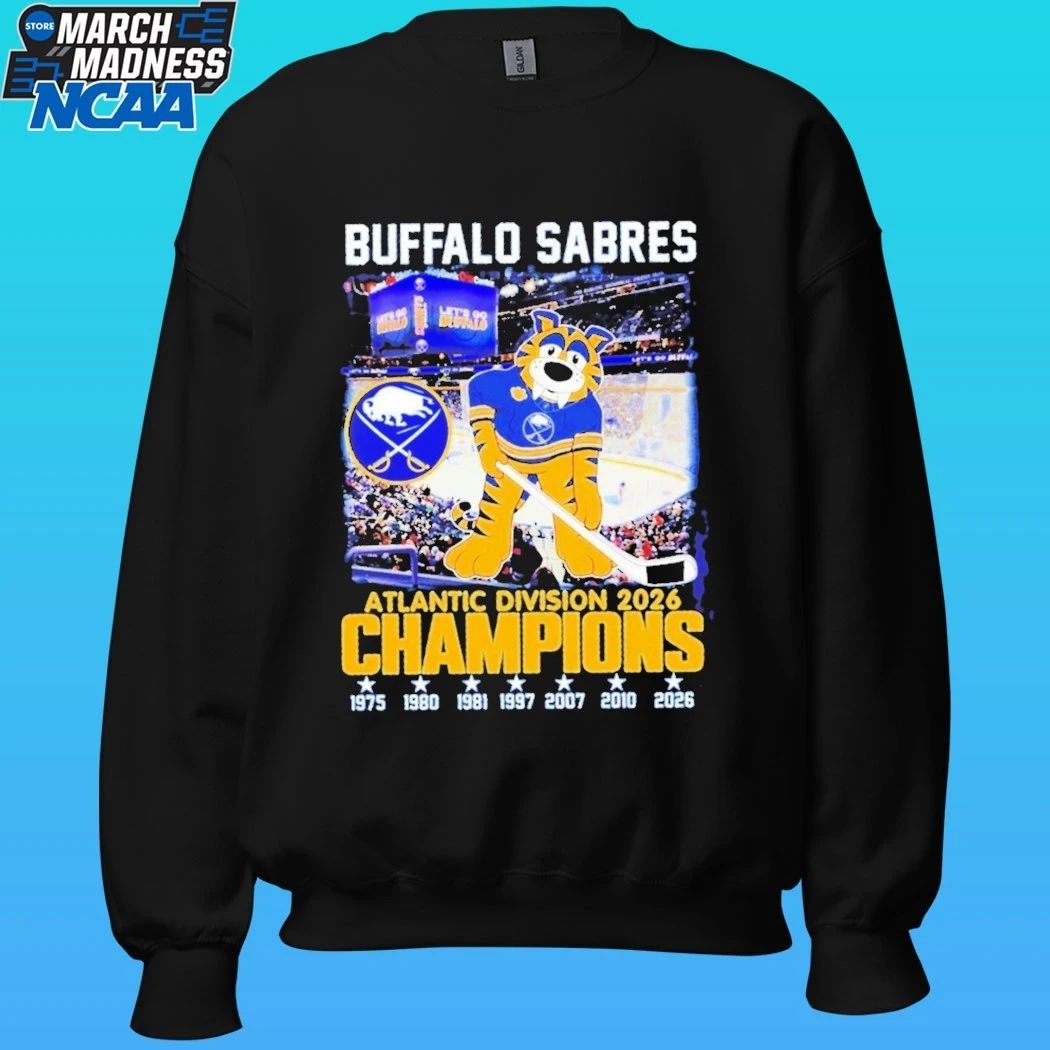 Buffalo Sabres Atlantic Division 2026 Champions 1975 2026 Shirt
