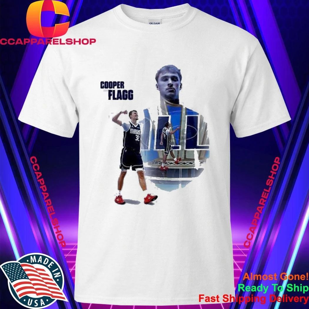Cooper Flagg Dallas Mavericks jersey NBA Rookie of the Year Shirt