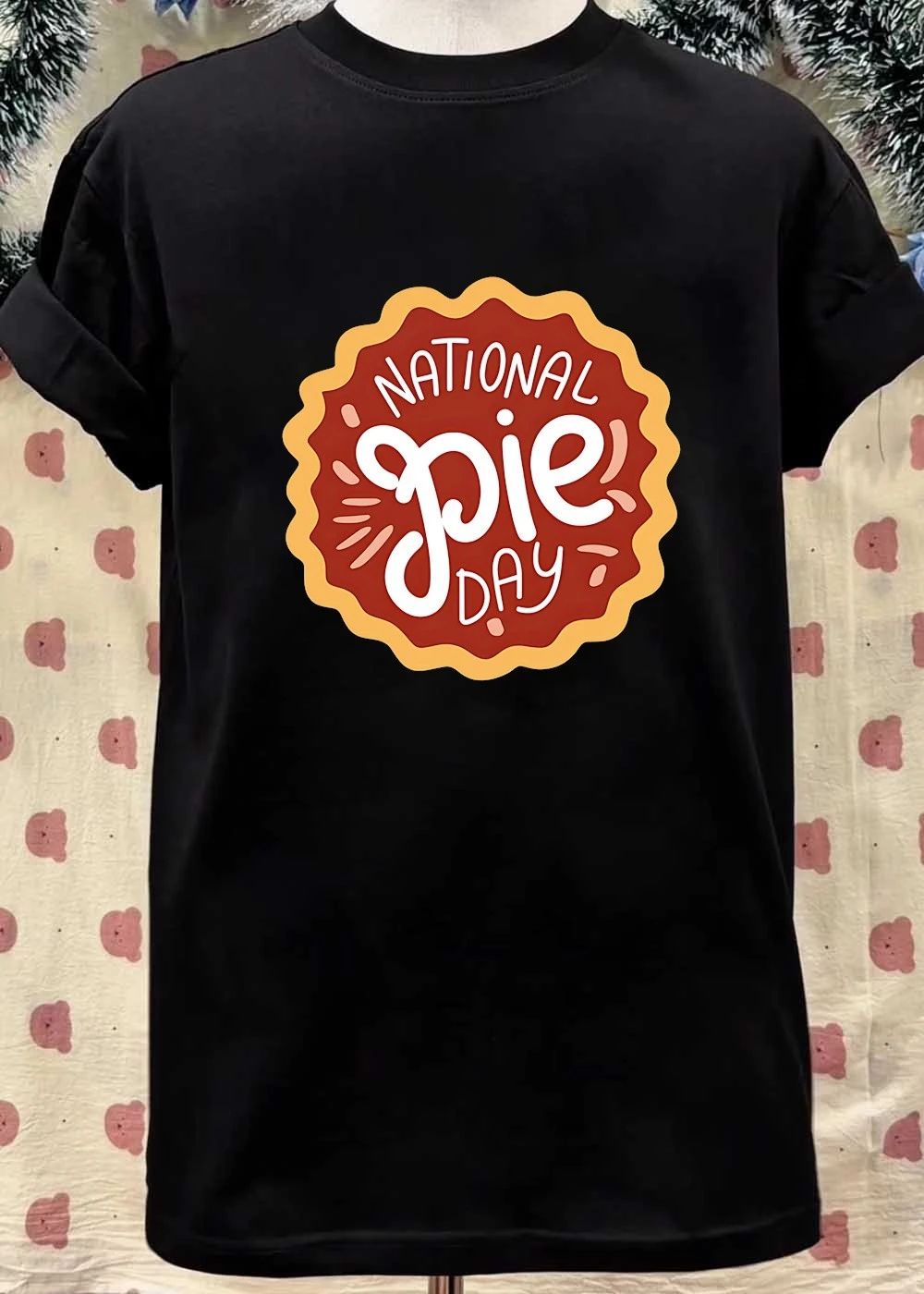 National Pie Day logo shirt