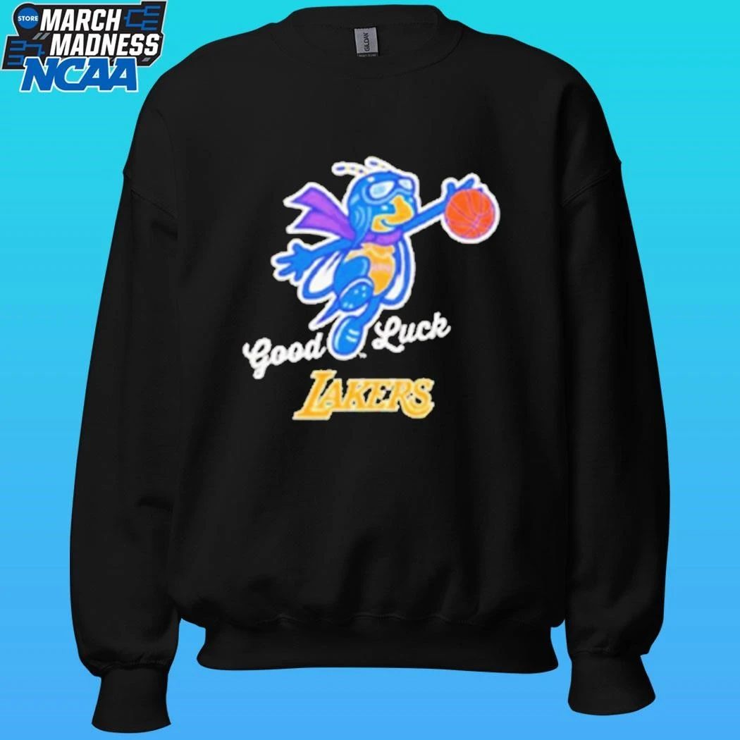 Good Luck Lakers Bee Mascot Playing Basketball Shirt