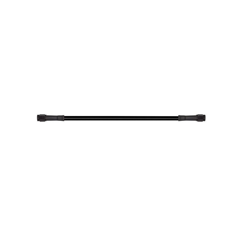 Goodridge 38in Universal Brake Line Assembly w/Black Zinc Fittings & Black Hose