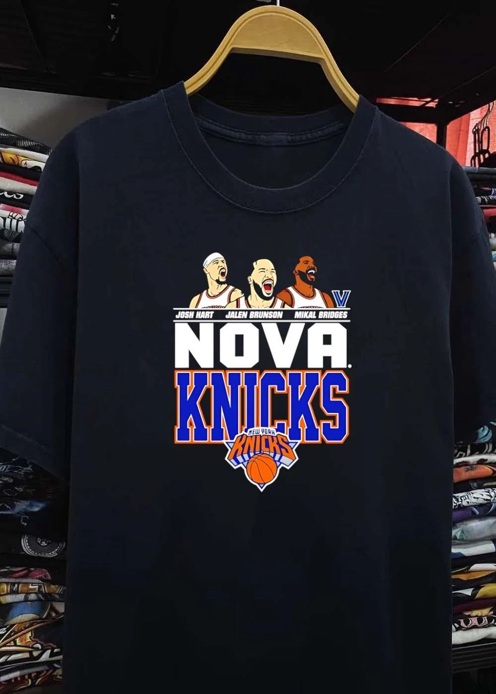 Nova Knicks Villanova Josh Hart Jalen Brunson Mikal Bridges Basketball shirt