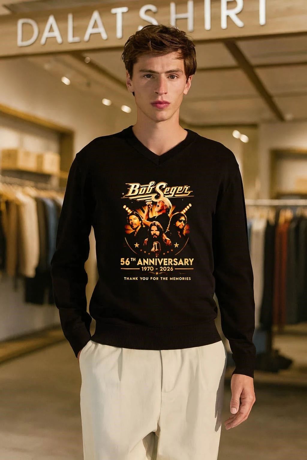 Bob Seger 56th Anniversary 1970 2026 Career Tribute shirt
