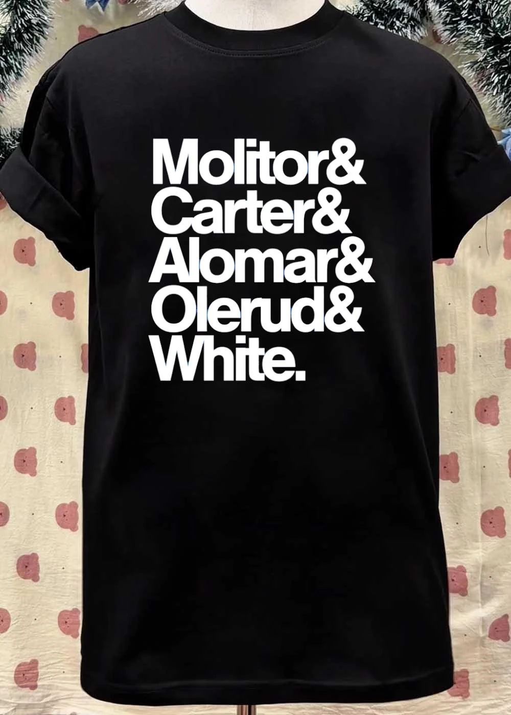 Molitor, Carter, Alomar, Olerud, and White Toronto Blue Jays Shirt