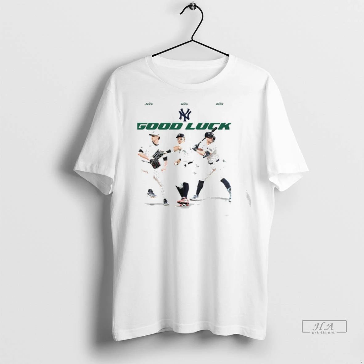 Trendy Officials New York Yankees Jets Good Luck Shirt Sweater