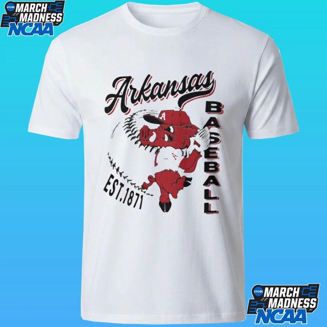 Arkansas Razorbacks Baseball Est 1871 Shirt