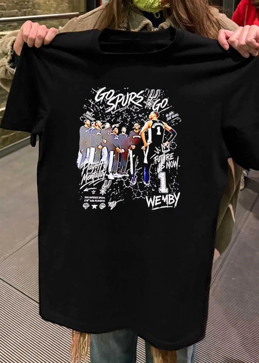Built Different No Hype Just Work Future Is Now Wembanyama Wemby Spurs T-Shirt