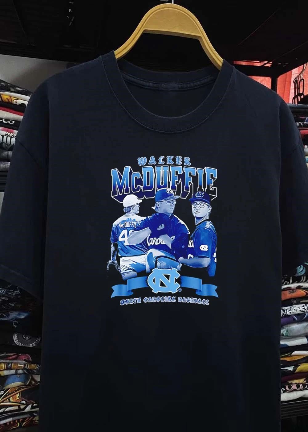 North Carolina Baseball Walker McDuffie Pitching North Carolina Baseball T-Shirt