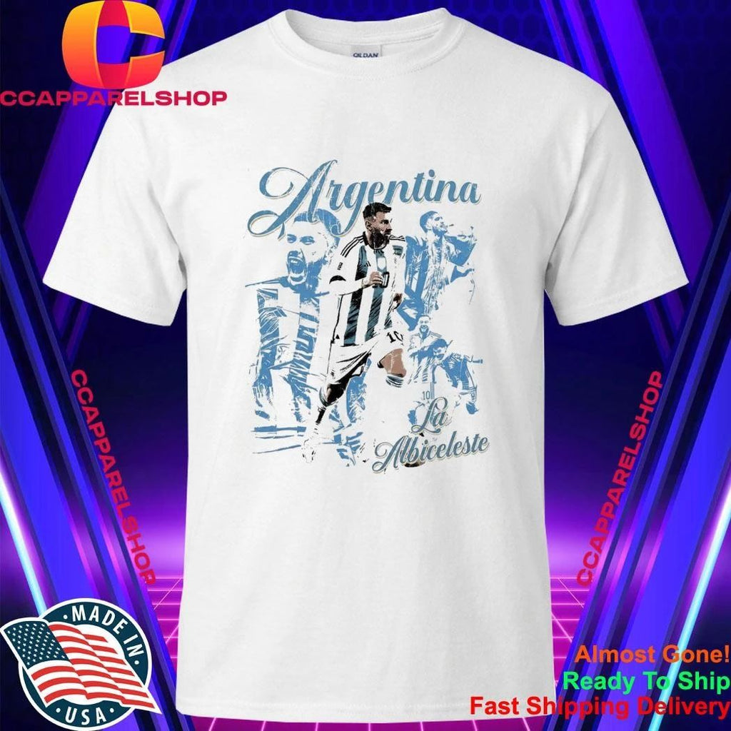 Antonela Roccuzzo Messi Argentina La Albiceleste World Cup 2026 Shirt