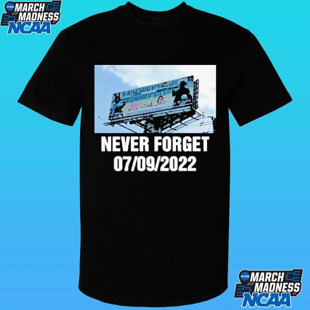 Rain Nightclub Summer Bash Never Forget 7 9 2022 Shirt