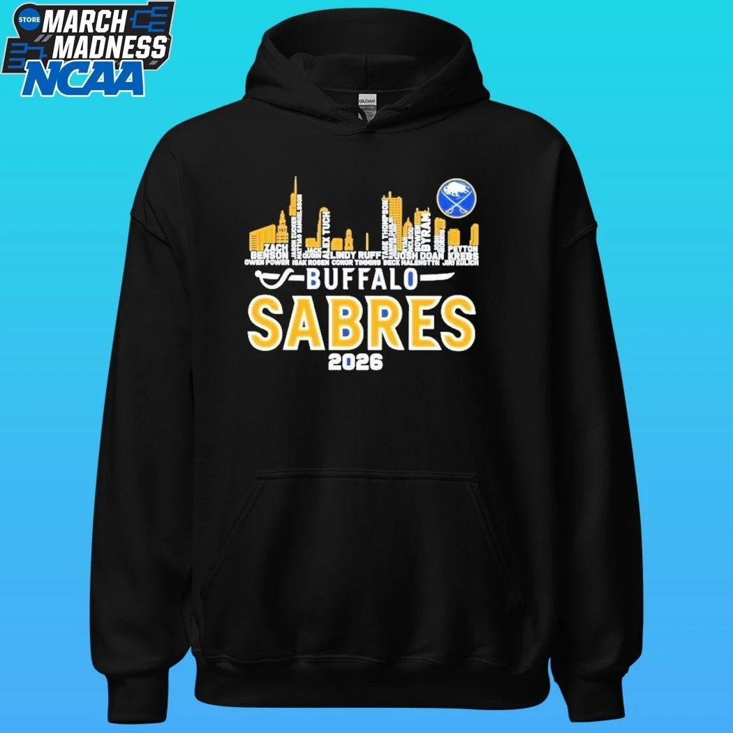 Buffalo Sabres Hockey Skyline City Players Names 2026 Shirt