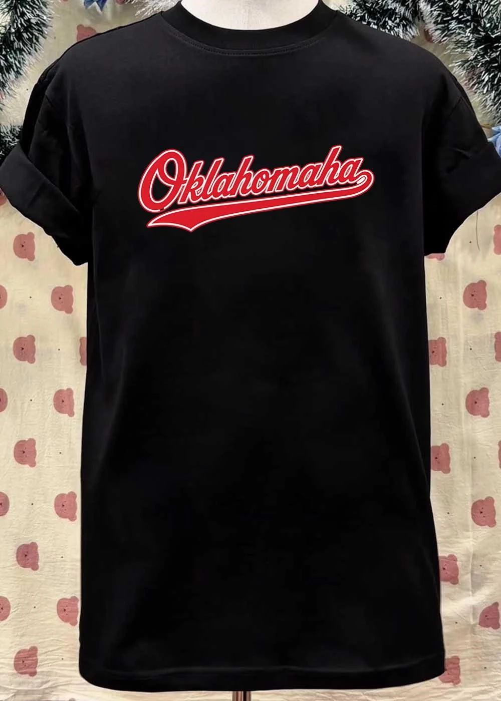 Oklahomaha Apparel Official Oklahomaha Script Logo T-Shirt