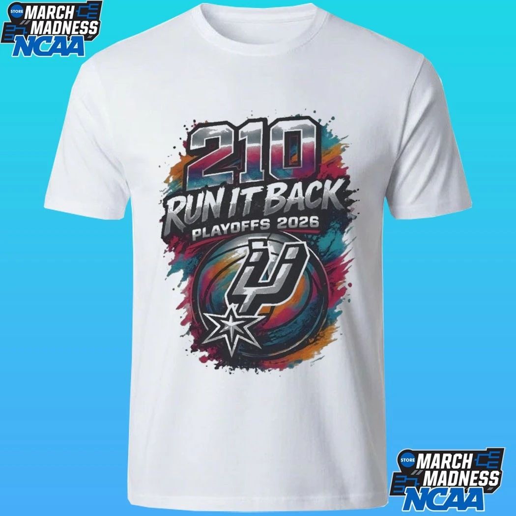 San Antonio Basketball 210 Run It Back Playoffs 2026 Shirt