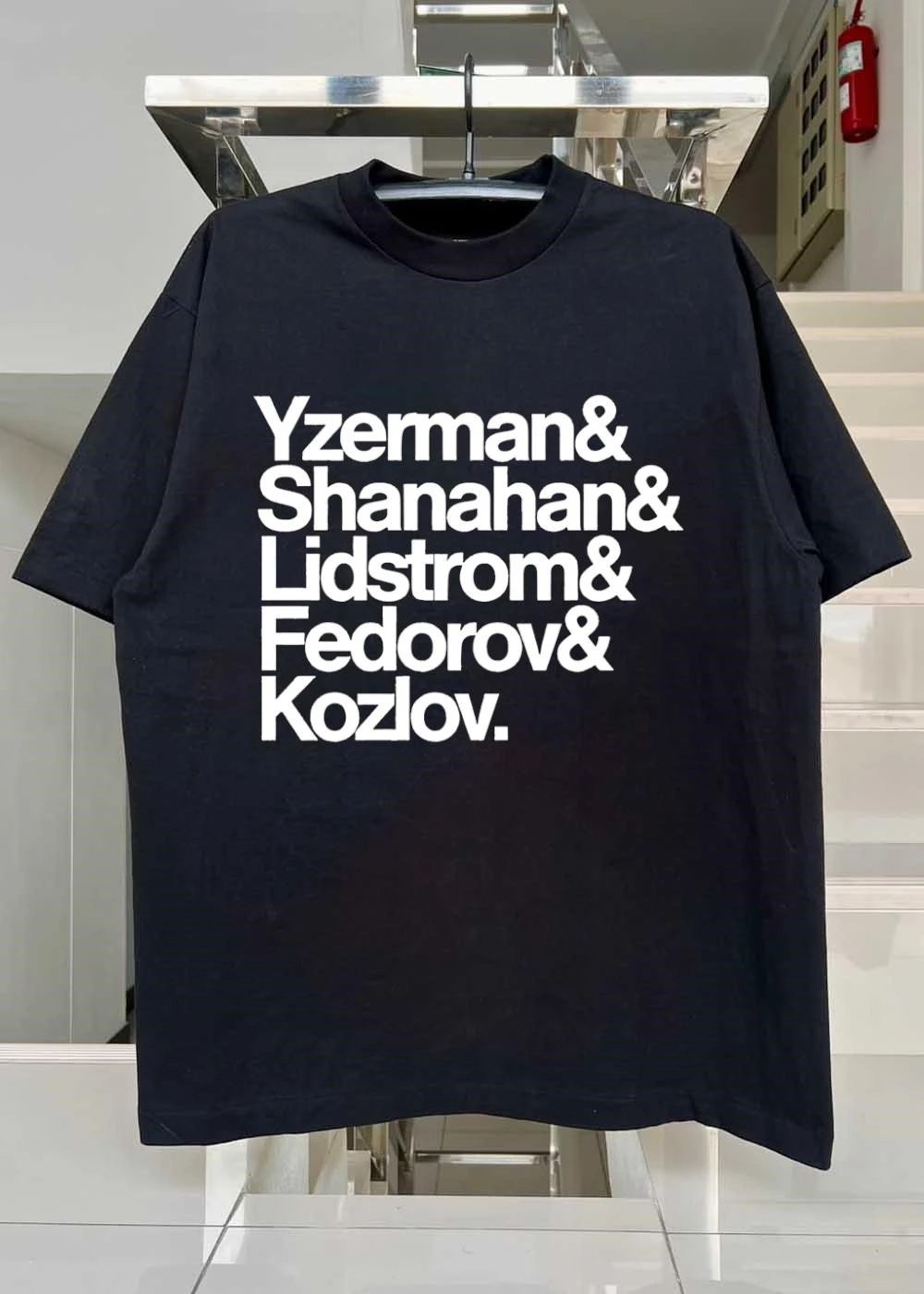 Detroit Red Wings Legend Yzerman Shanahan Lidstrom Fedorov Kozlov T-Shirt