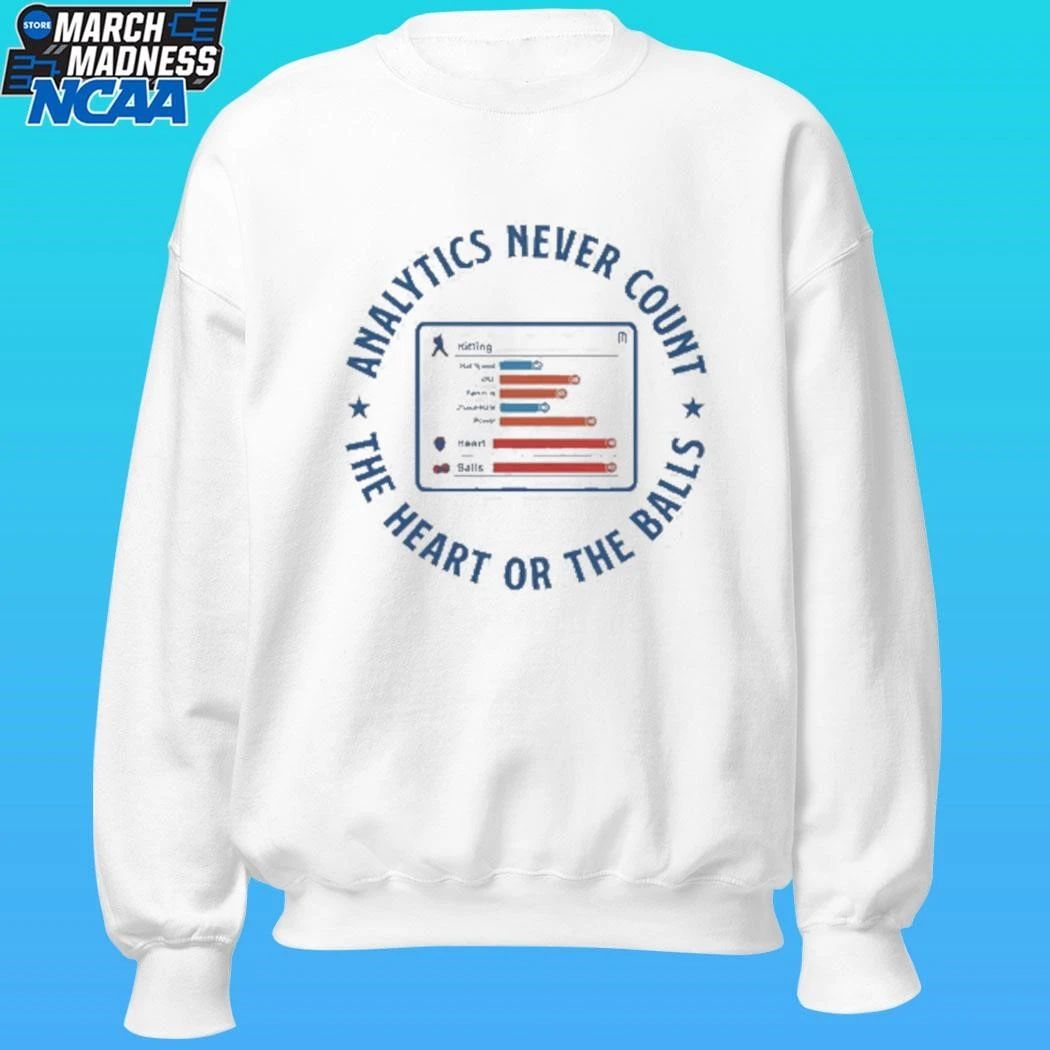 Analytics Never Count The Heart Or The Balls Shirt