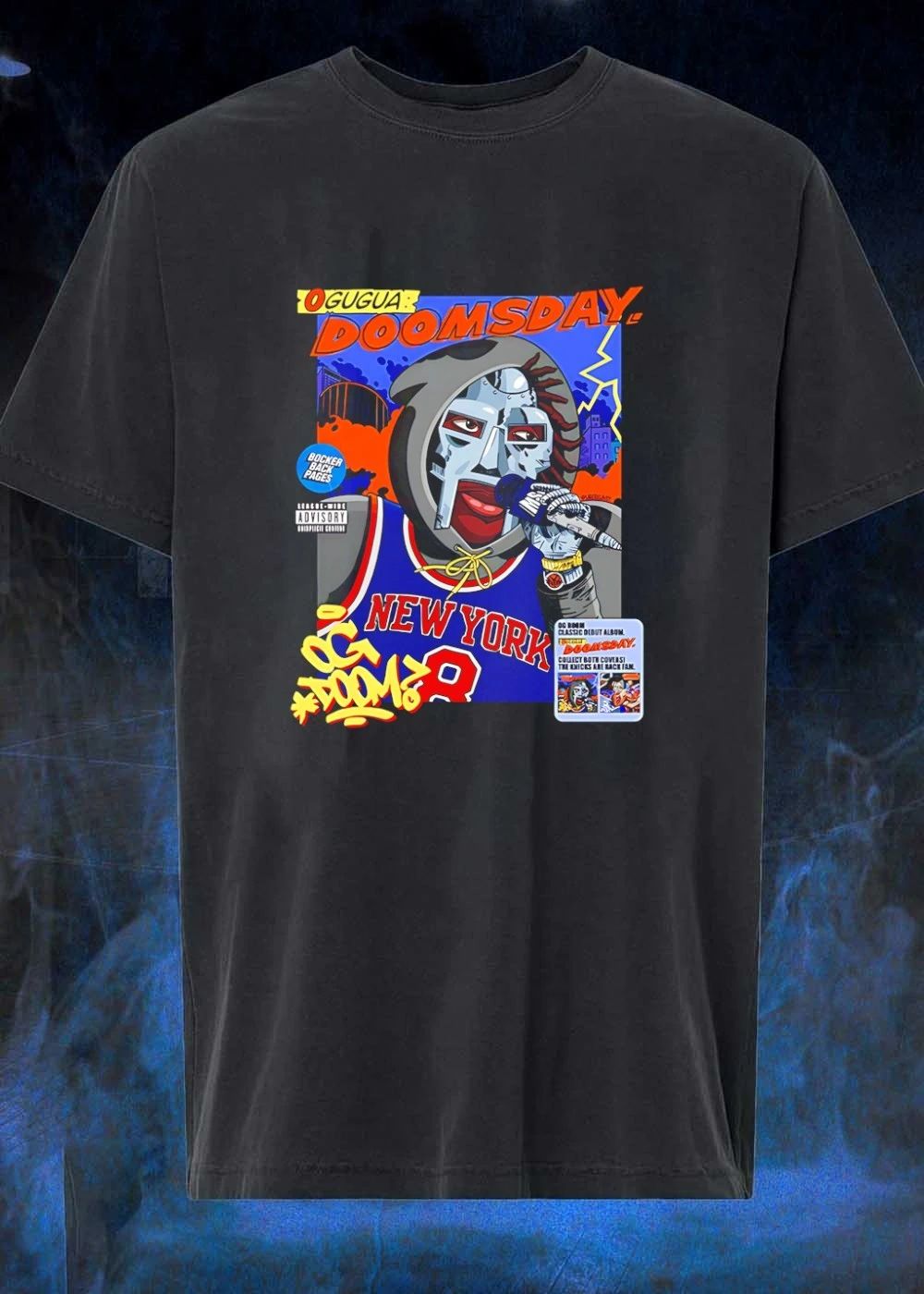 Ogugua Doomsday New York Knick Explicit Content OG Doom Shirt