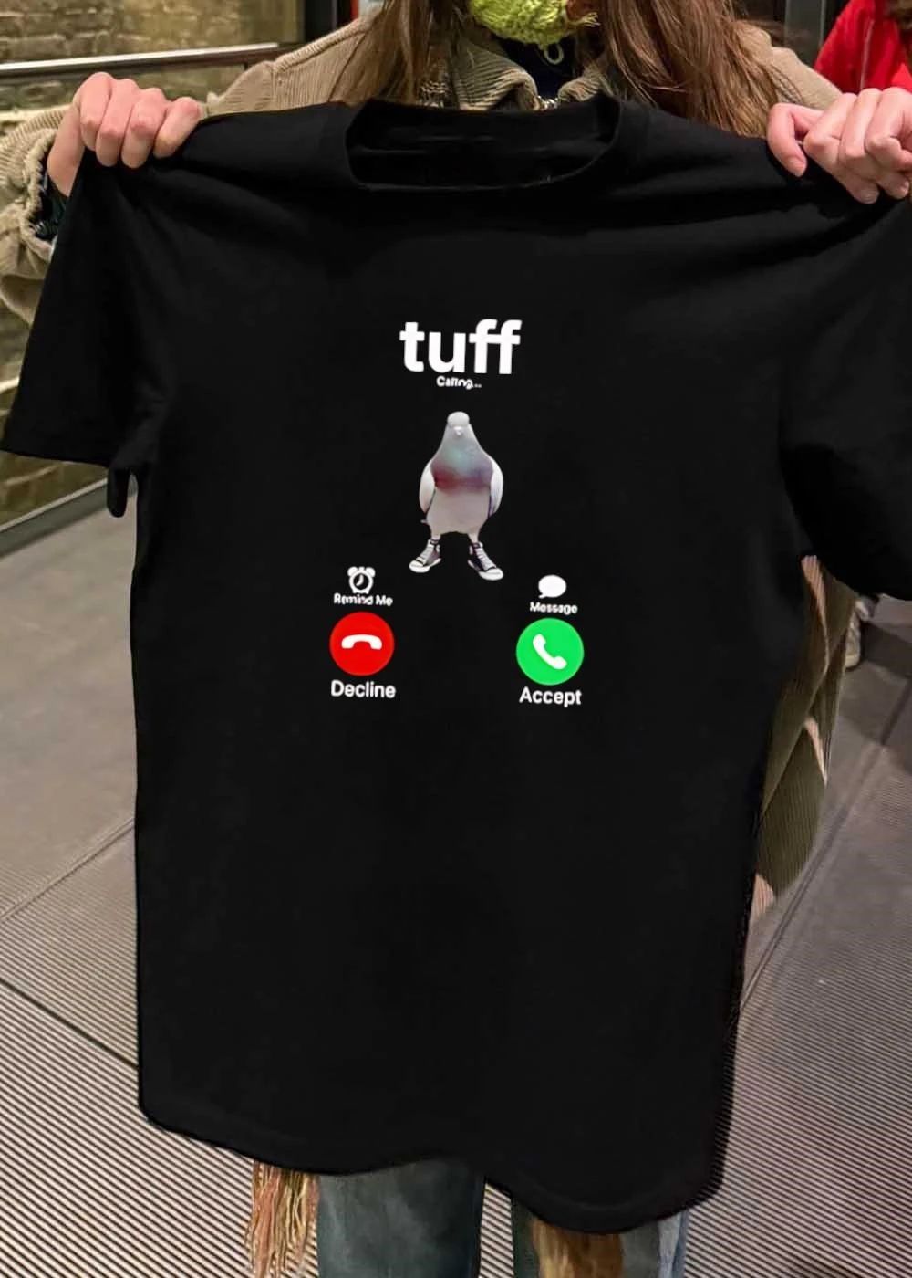 Cool Urban Bird Phone Call Screen Tuff T-Shirt