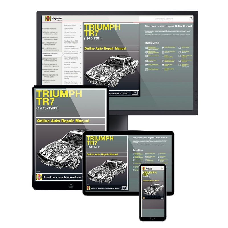 Triumph TR7 (75-81) Haynes Online Manual