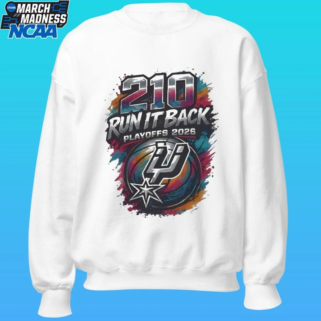 San Antonio Basketball 210 Run It Back Playoffs 2026 Shirt