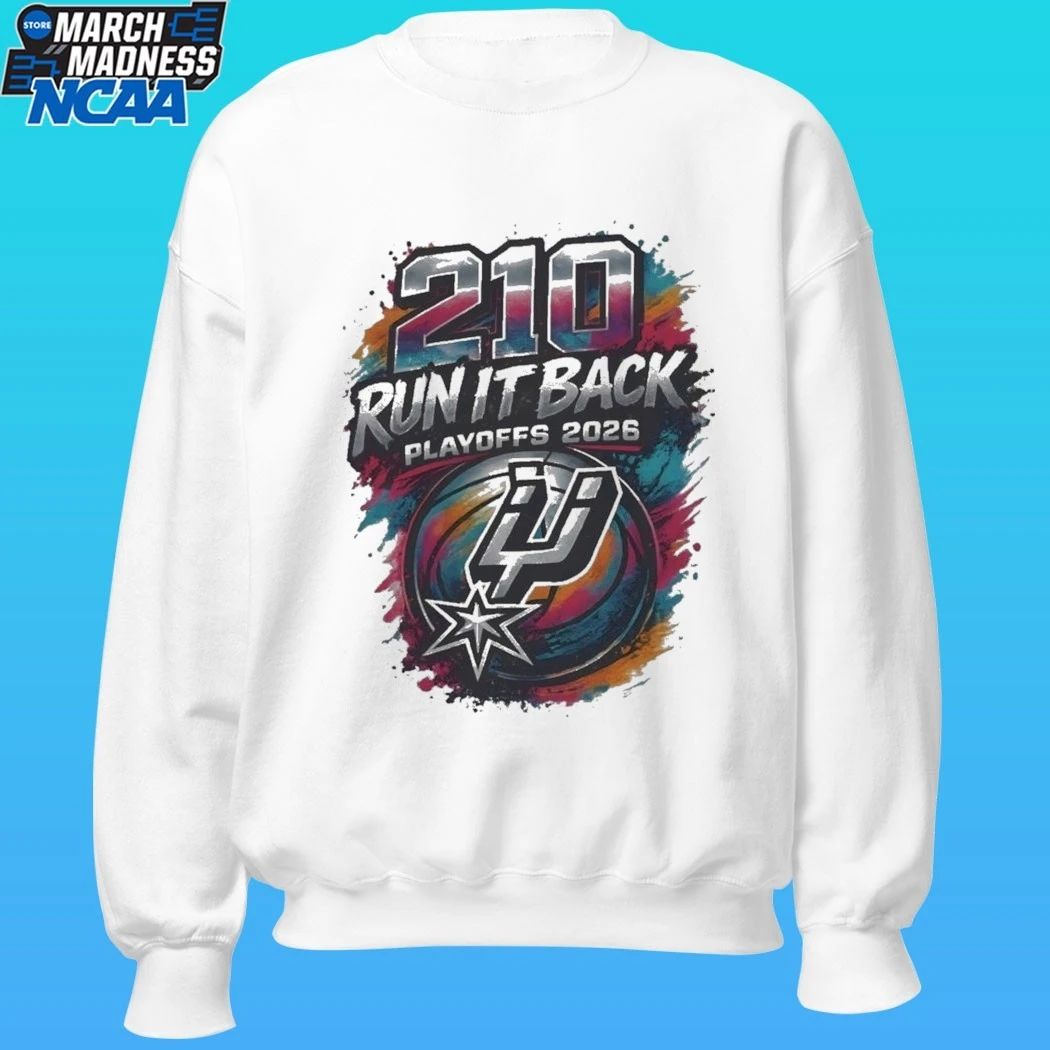San Antonio Basketball 210 Run It Back Playoffs 2026 Shirt