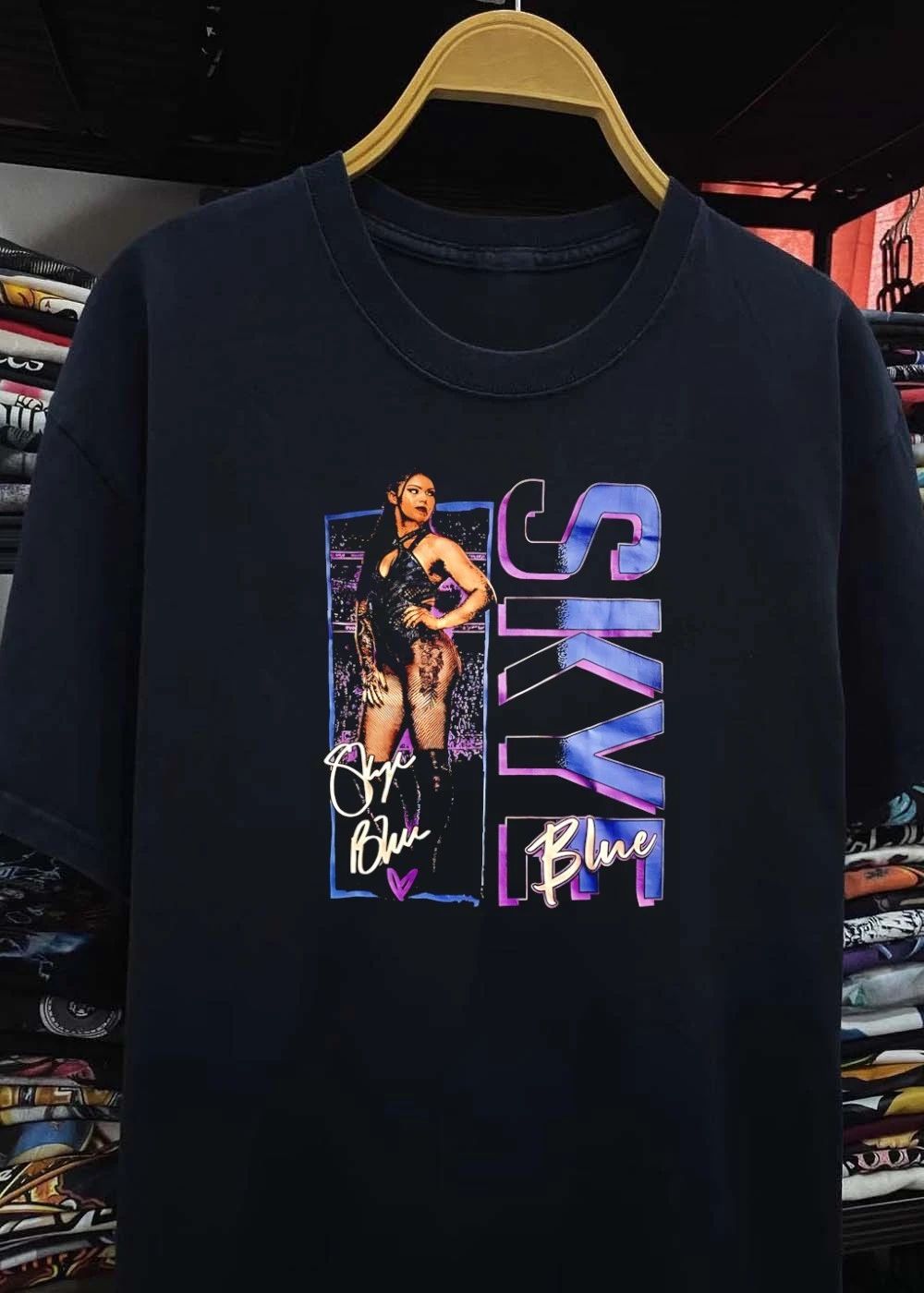 Skye Blue Signature AEW Wrestling T-Shirt