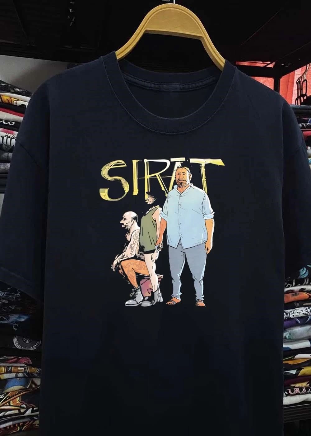 Illustrated by Koji Morimoto Three People Standing and Sitting SIRAT T-Shirt
