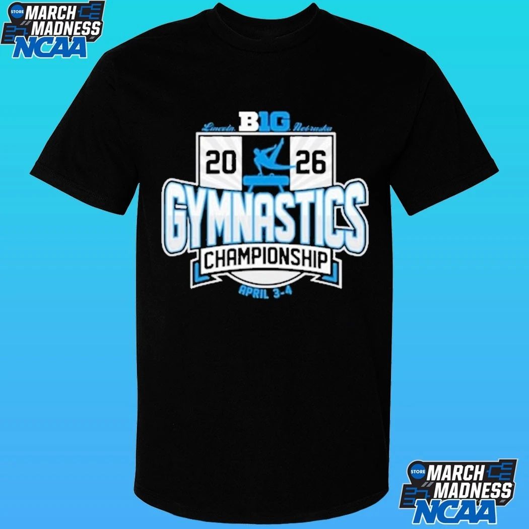 Big Ten Black 2026 Big Ten Men’s Gymnastics Championships Shirt