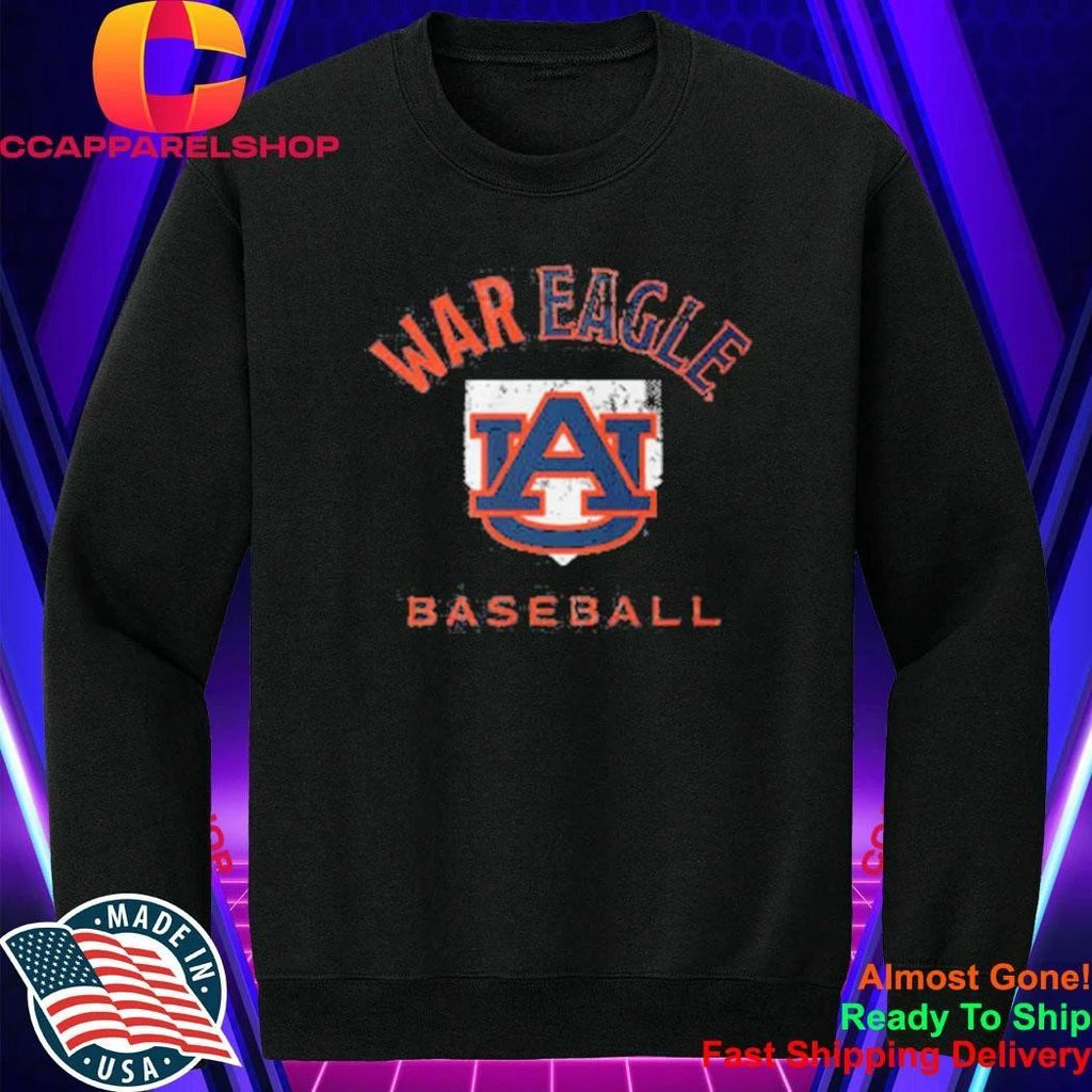 War Eagle Auburn Baseball Home Plate Shirt