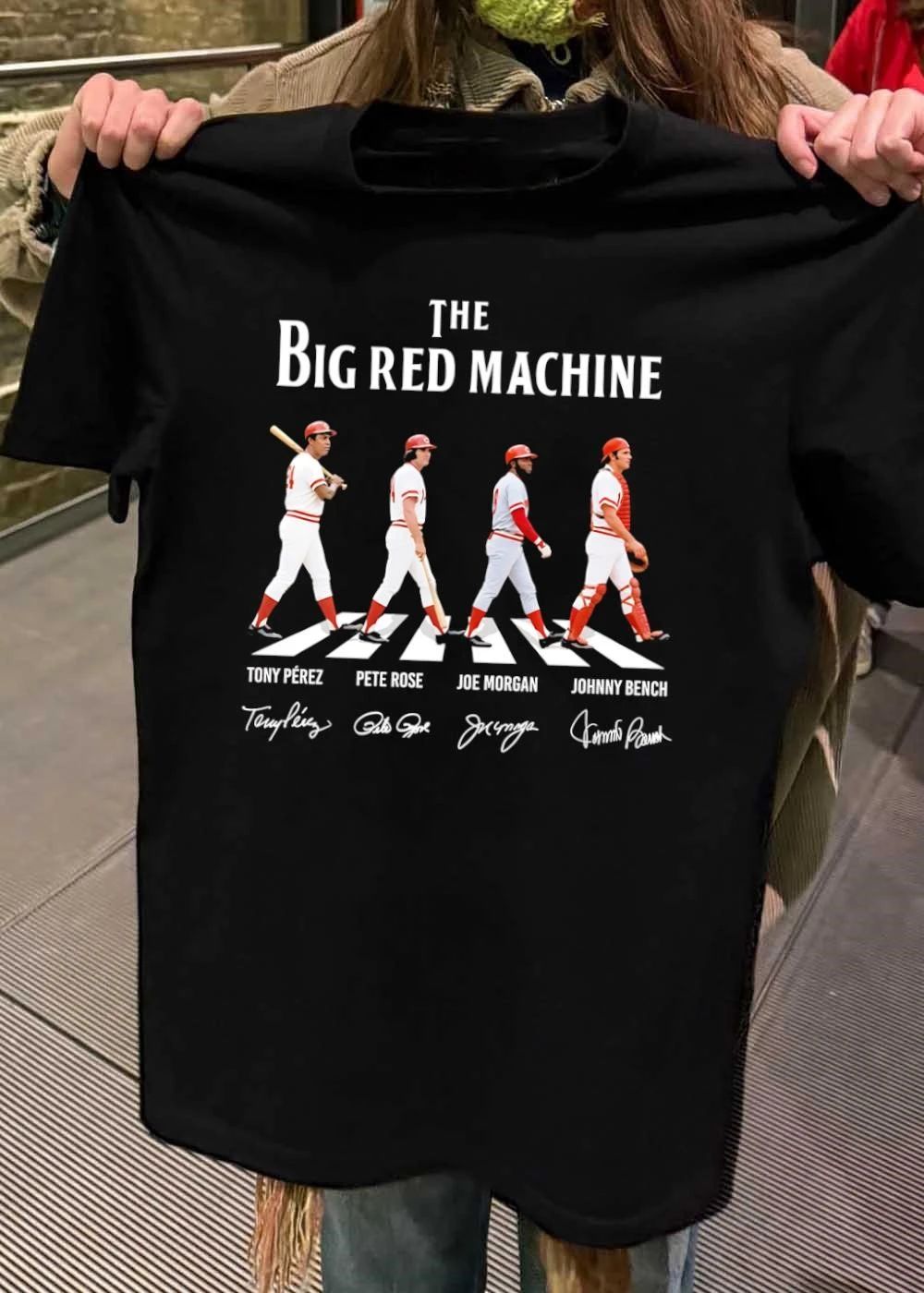 Tony Pérez Pete Rose Joe Morgan Johnny Bench Walking The Big Red Machine Shirt