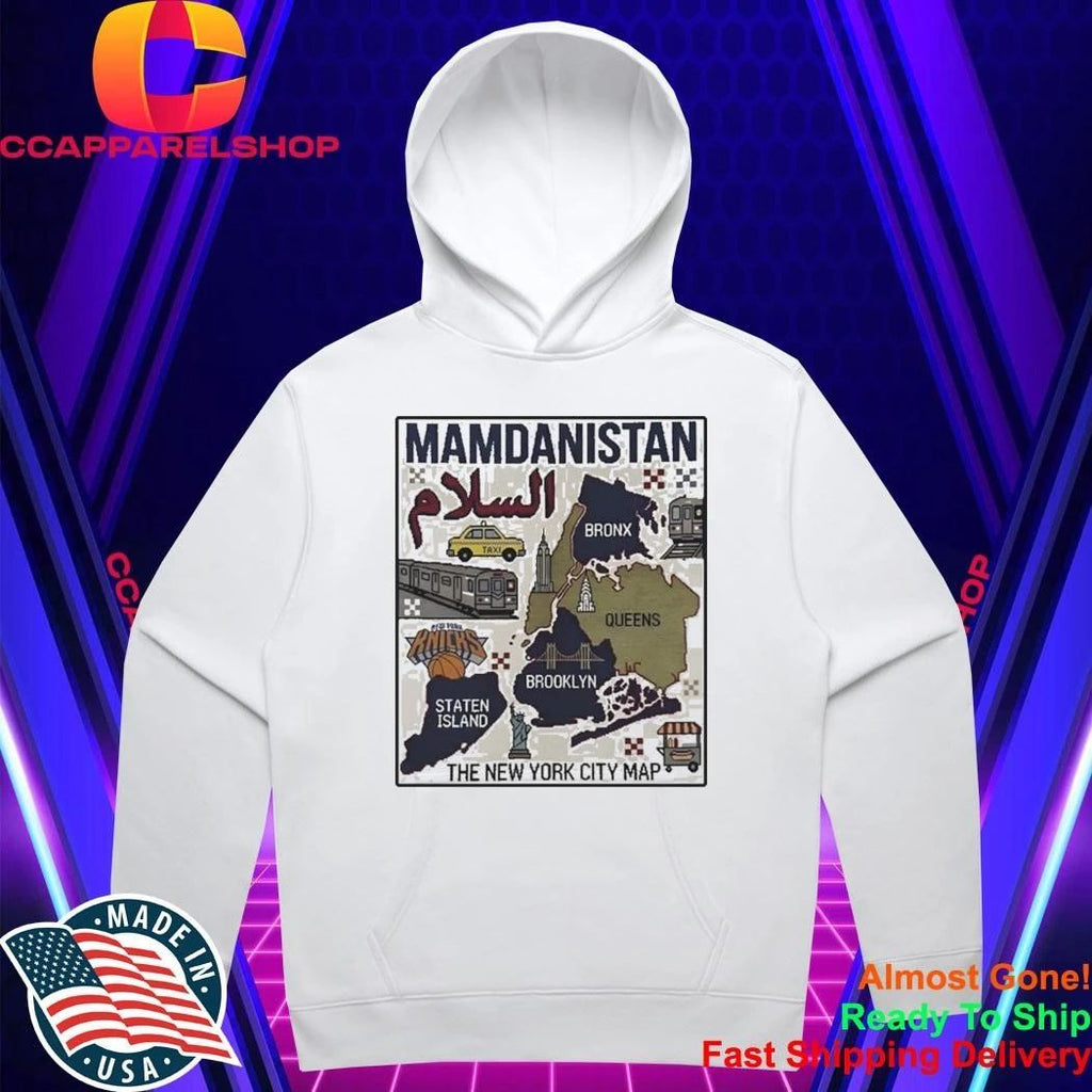 Mamdanistan The New York City Map Shirt