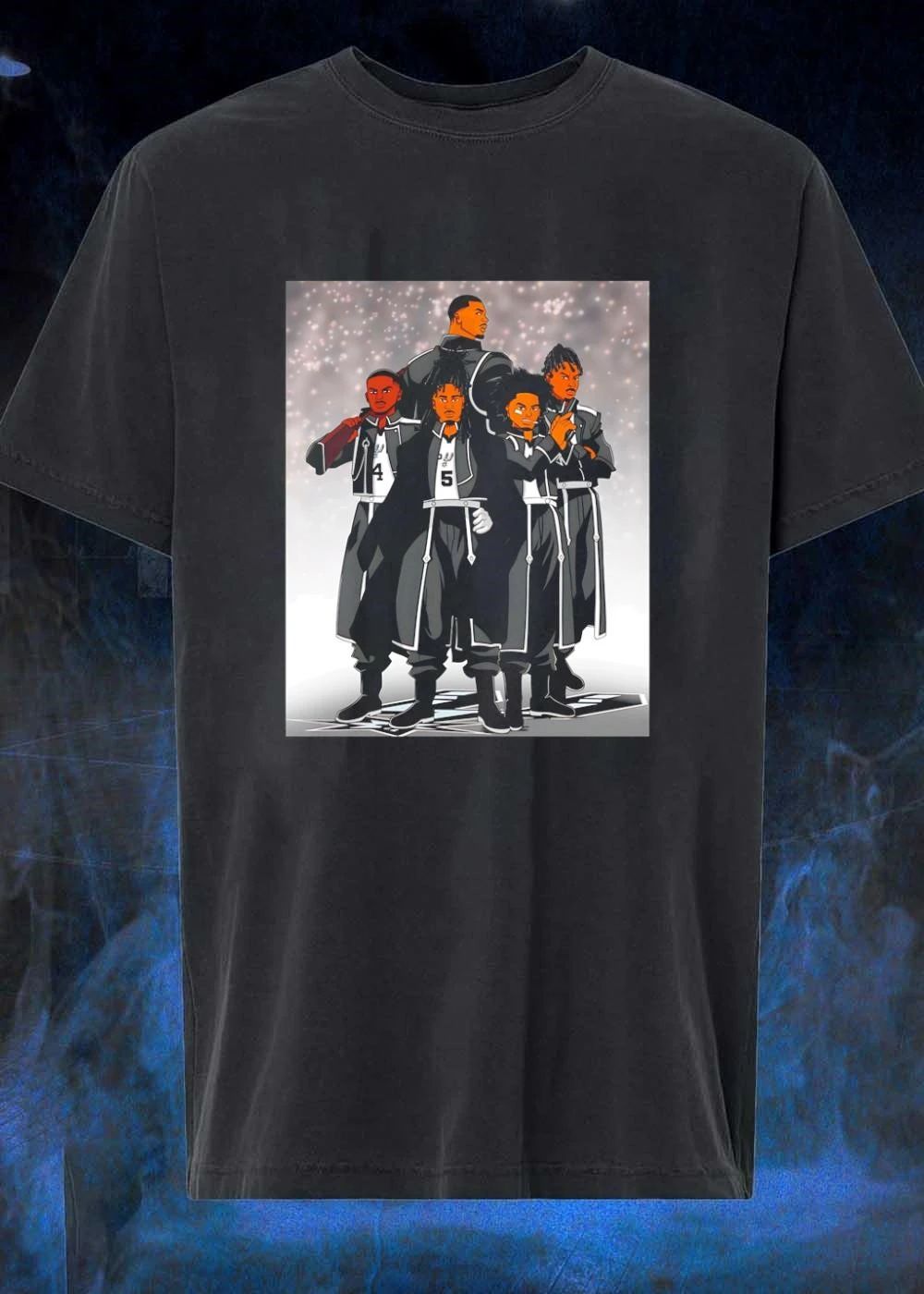 San Antonio Spurs Anime Style Players 4 5 Shirt