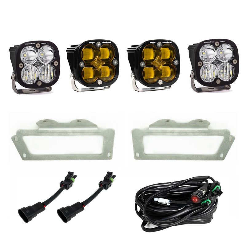 Squadron SAE Fog Pocket Light Kit 09-18 Dodge Ram 1500 2500 3500