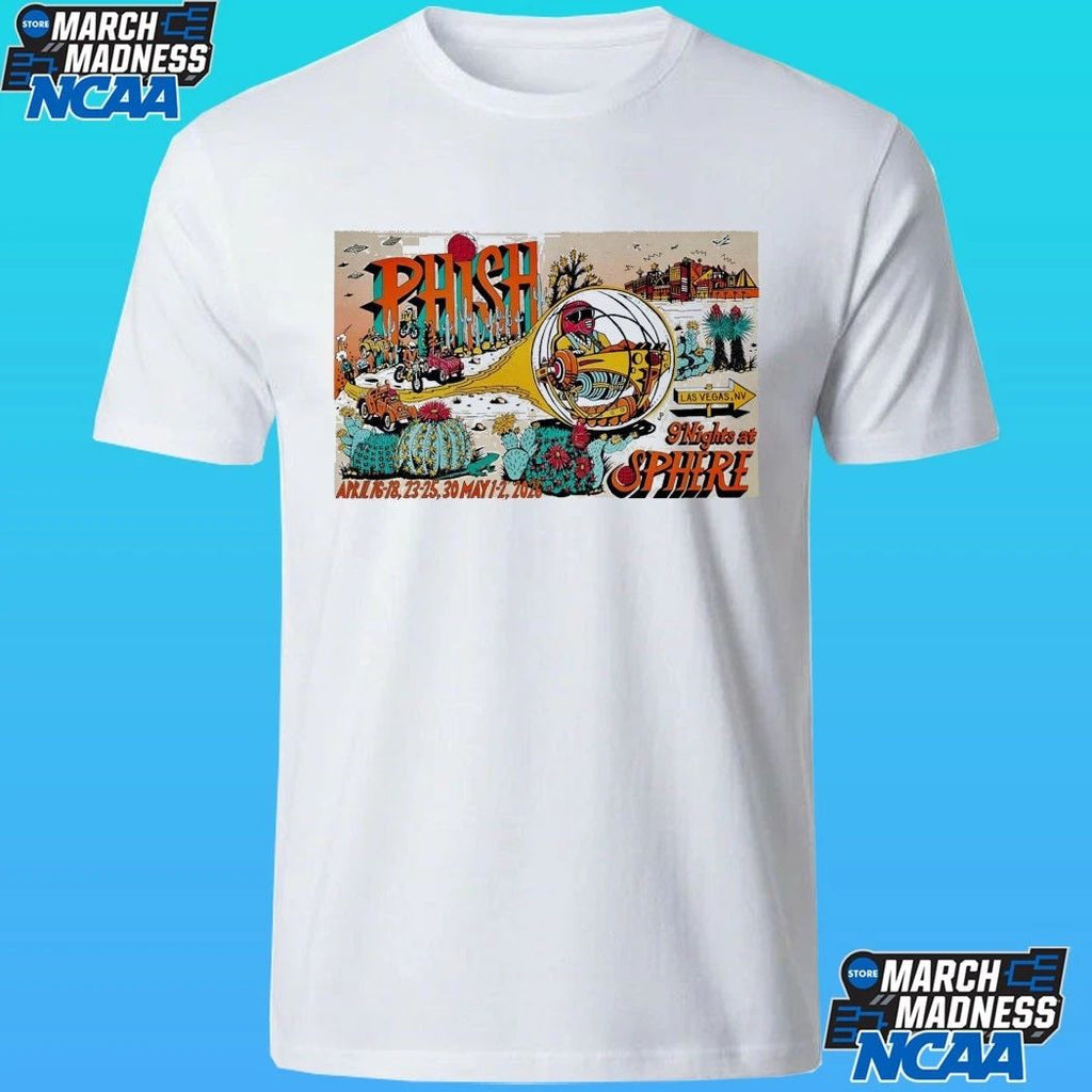 Phish 9 Nights At Sphere 2026 Las Vegas, Nv Shirt