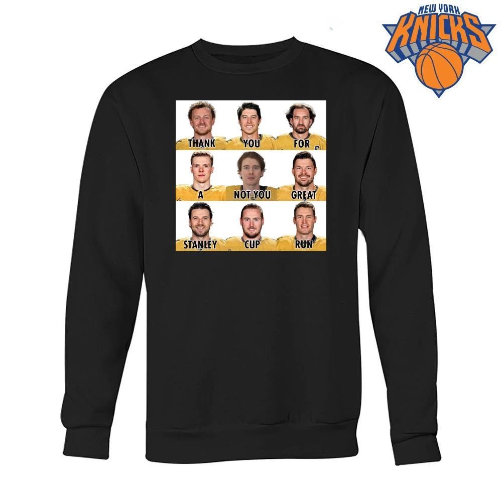 Vegas Golden Knights Thank You For A Great Stanley Cup Run Meme Shirt