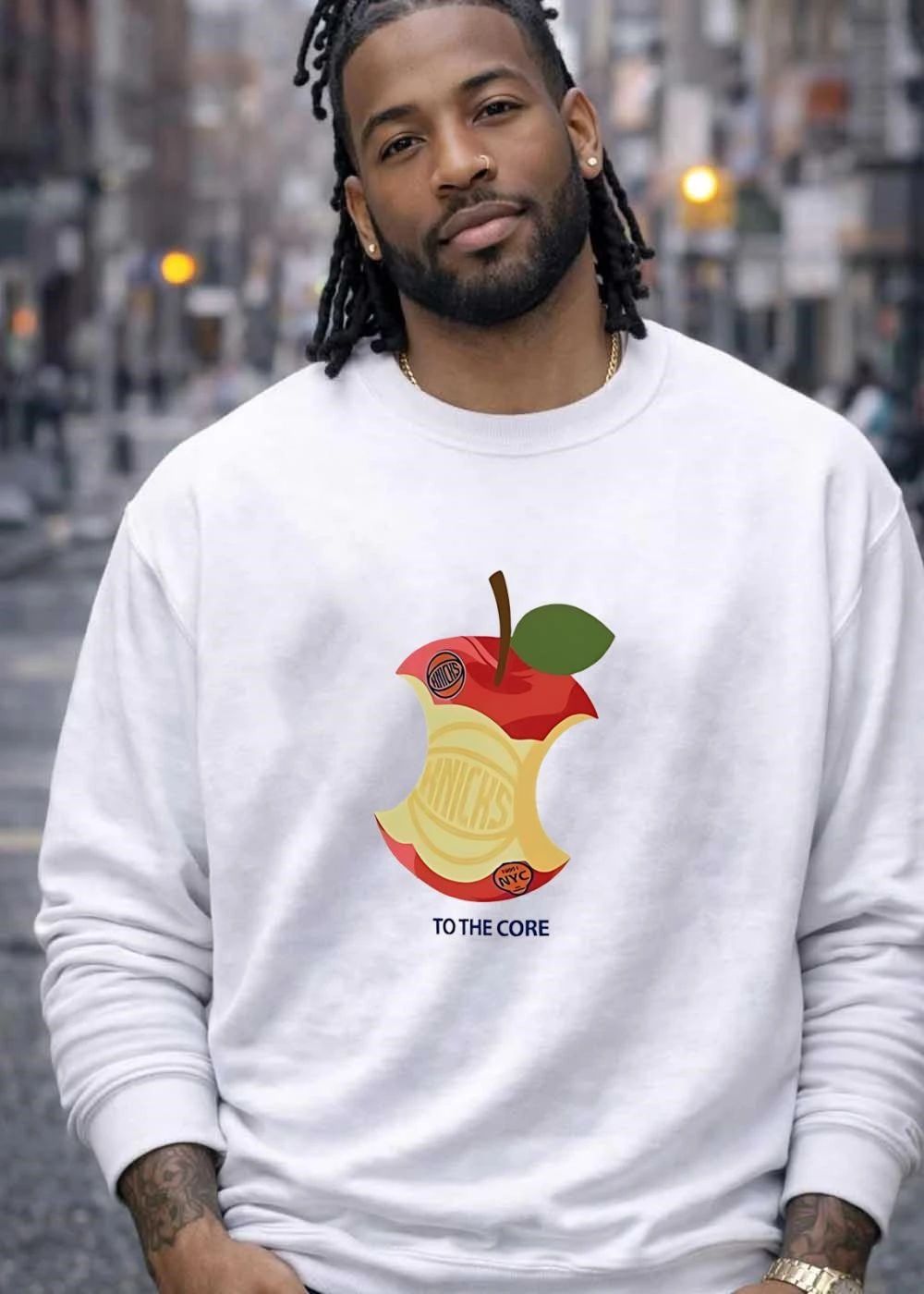 Knicks to the Core New York Basketball Fan Apparel T-Shirt