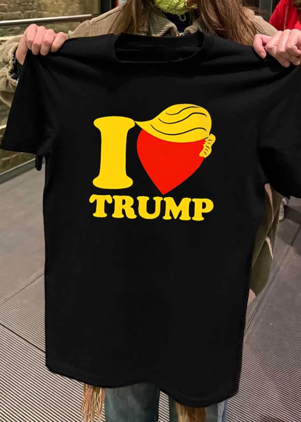 I Love Trump Hairstyle Political Graphic shirt