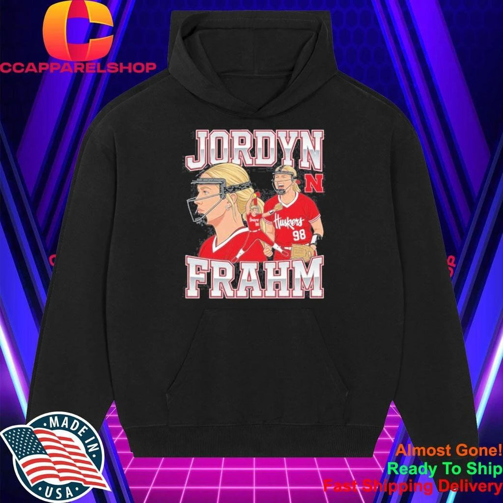 Jordyn Frahm Nebraska Cornhuskers Softball Collage Shirt