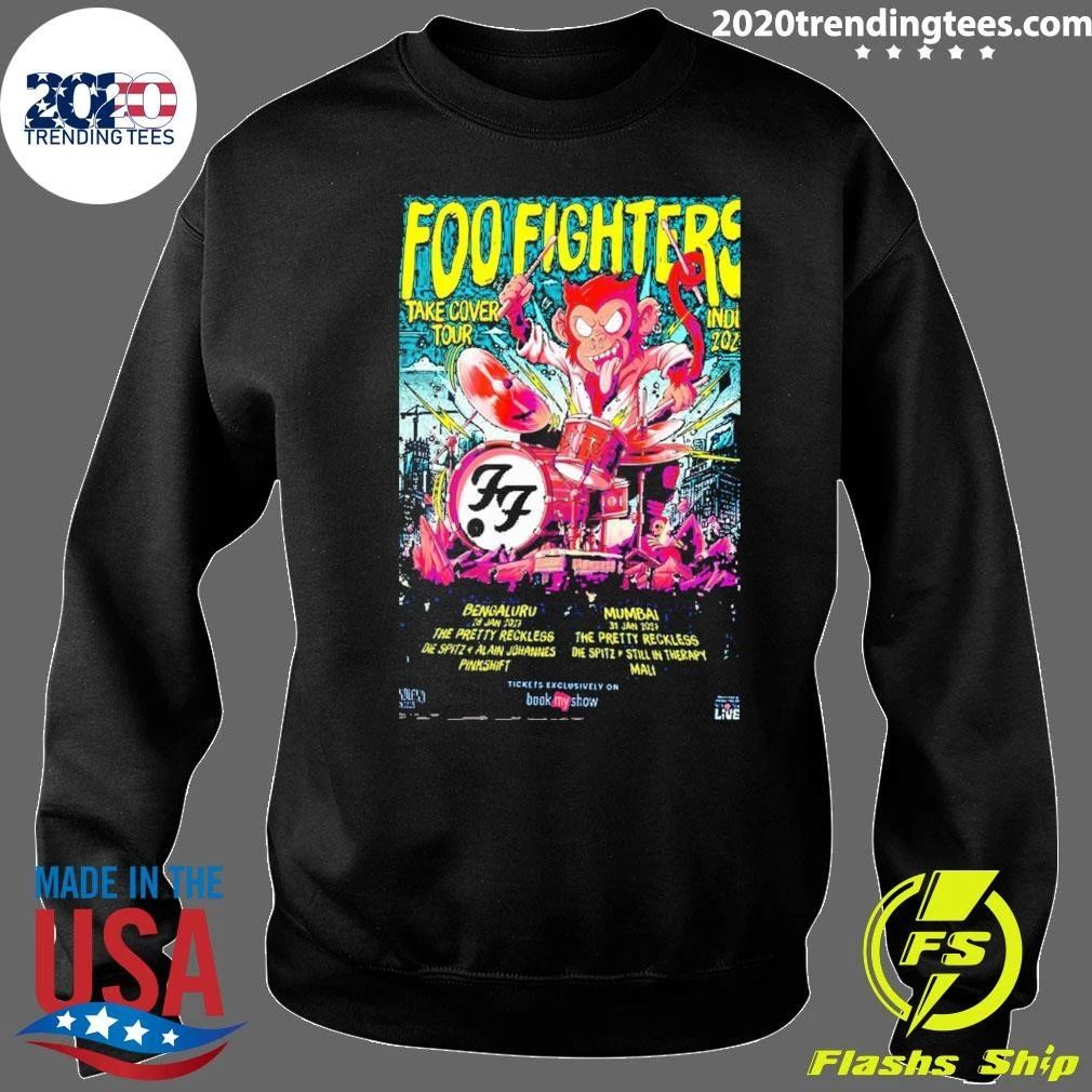 Foo Fighters Take Cover Tour India 2027 Tour Dates Home Decor Shirt