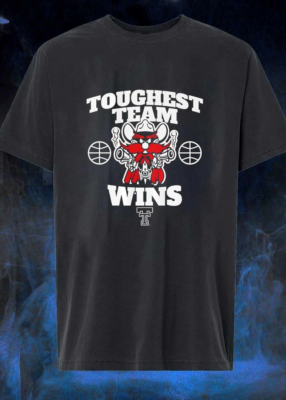 Texas Tech Basketball Toughest Team Wins Raider Red mascot shirt